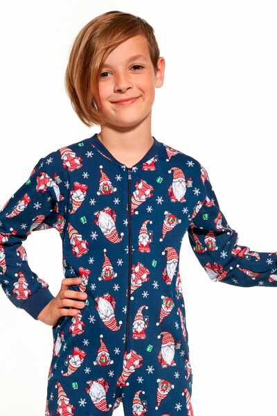 Piżama kombinezon Gnomes2 185/138 kids granatowy