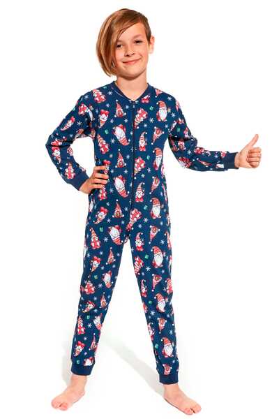 Piżama kombinezon Gnomes2 185/138 kids granatowy