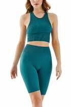 Leginsy Seamless track rib 1205 emerald