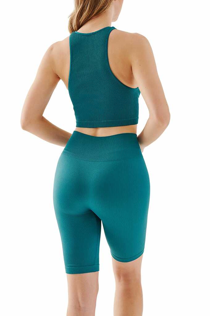 Leginsy Seamless track rib 1205 emerald