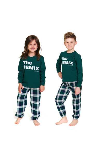 Piżama dziecięca PDU 7342 emerald